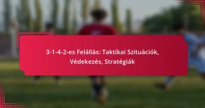 Read more about the article 3-1-4-2-es Felállás: Taktikai Szituációk, Védekezés, Stratégiák