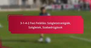 Read more about the article 3-1-4-2 Foci Felállás: Szögletstratégiák, Szögletek, Szabadrúgások