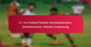 Read more about the article 3-1-4-2 Futball Felállás: Kockázatkezelés, Döntéshozatal, Helyzeti tudatosság