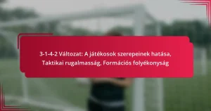 Read more about the article 3-1-4-2 Változat: A játékosok szerepeinek hatása, Taktikai rugalmasság, Formációs folyékonyság