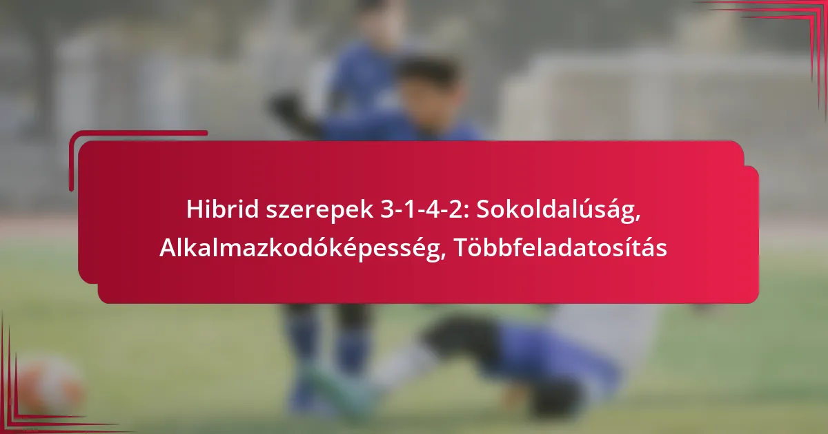 You are currently viewing Hibrid szerepek 3-1-4-2: Sokoldalúság, Alkalmazkodóképesség, Többfeladatosítás