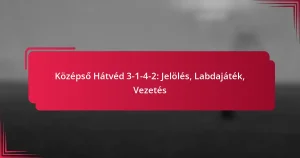 Read more about the article Középső Hátvéd 3-1-4-2: Jelölés, Labdajáték, Vezetés