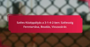 Read more about the article Széles Középpályás a 3-1-4-2-ben: Szélesség Fenntartása, Beadás, Visszazárás