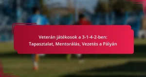 Read more about the article Veterán játékosok a 3-1-4-2-ben: Tapasztalat, Mentorálás, Vezetés a Pályán